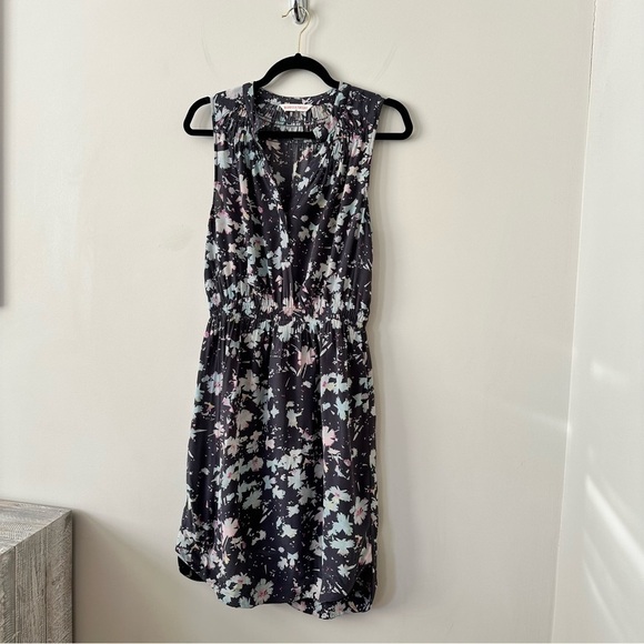 REBECCA Taylor-Floral Silk Blend Midi Dress (Size:4) - Picture 6 of 15